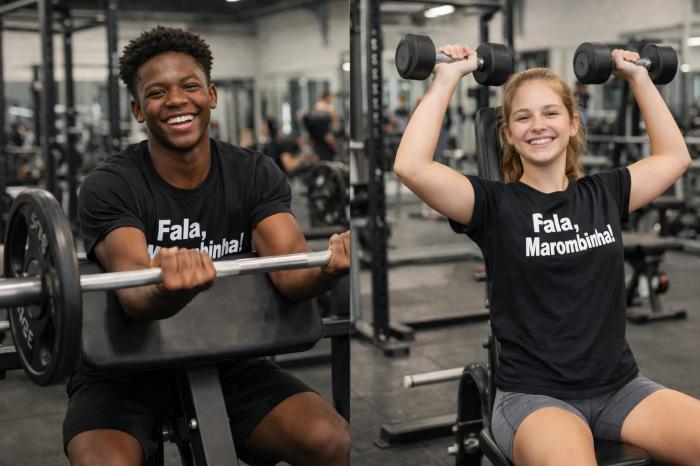 Musculação para crianças e adolescentes é segura é traz benefícios ao desenvolvimento