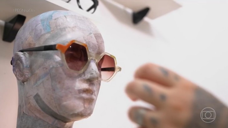 Casal transforma tampinhas e resíduos em óculos sustentáveis