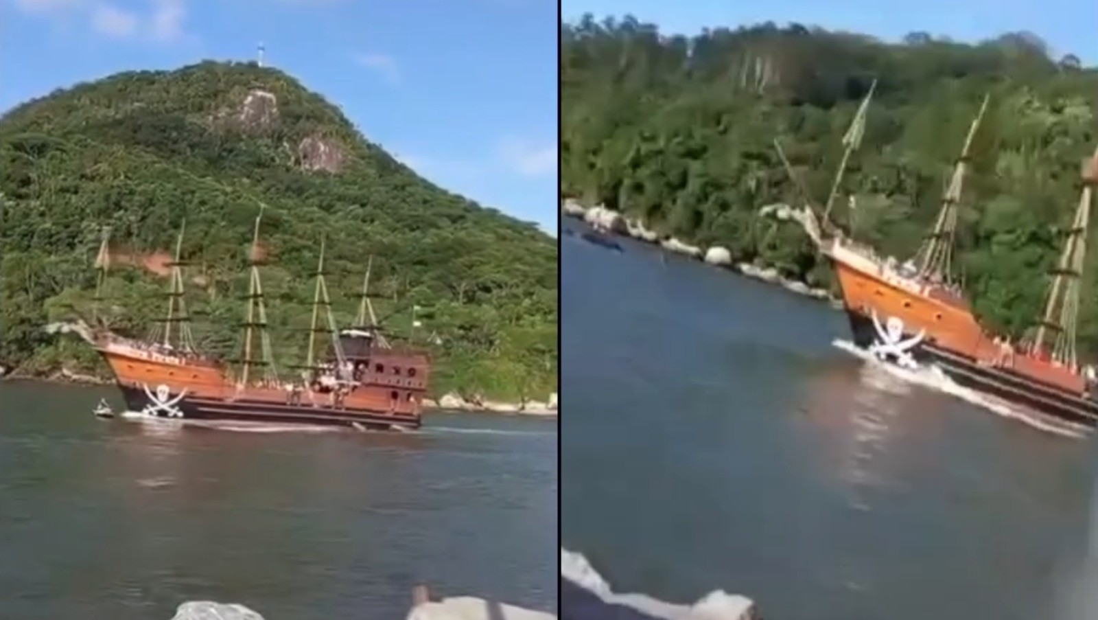 Piloto de moto aquática atropelado por 'barco pirata' ficou preso embaixo de embarcação: 'A gente vê a morte nos olhos'