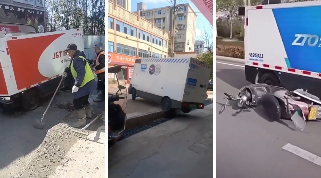 Vans sem motorista usadas para entregas viralizam ao ignorarem obstáculos nas ruas: ‘Nada as detém’