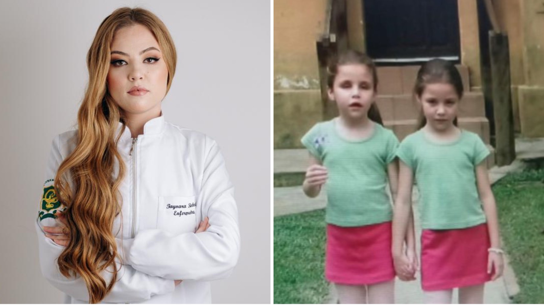 Jovem do Paraná decide se tornar enfermeira após erros em hospital deixarem irmã gêmea dela cega: 'É um propósito na minha vida'