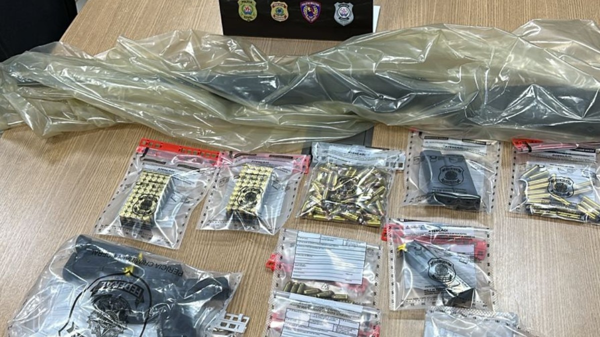 Operação mira suspeito de crimes violentos, apreende armas e quase 300 munições em Governador Valadares