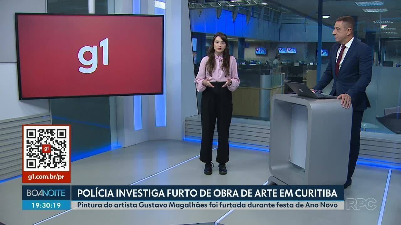 Pintura furtada em festa de ano-novo em galeria de Curitiba é devolvida