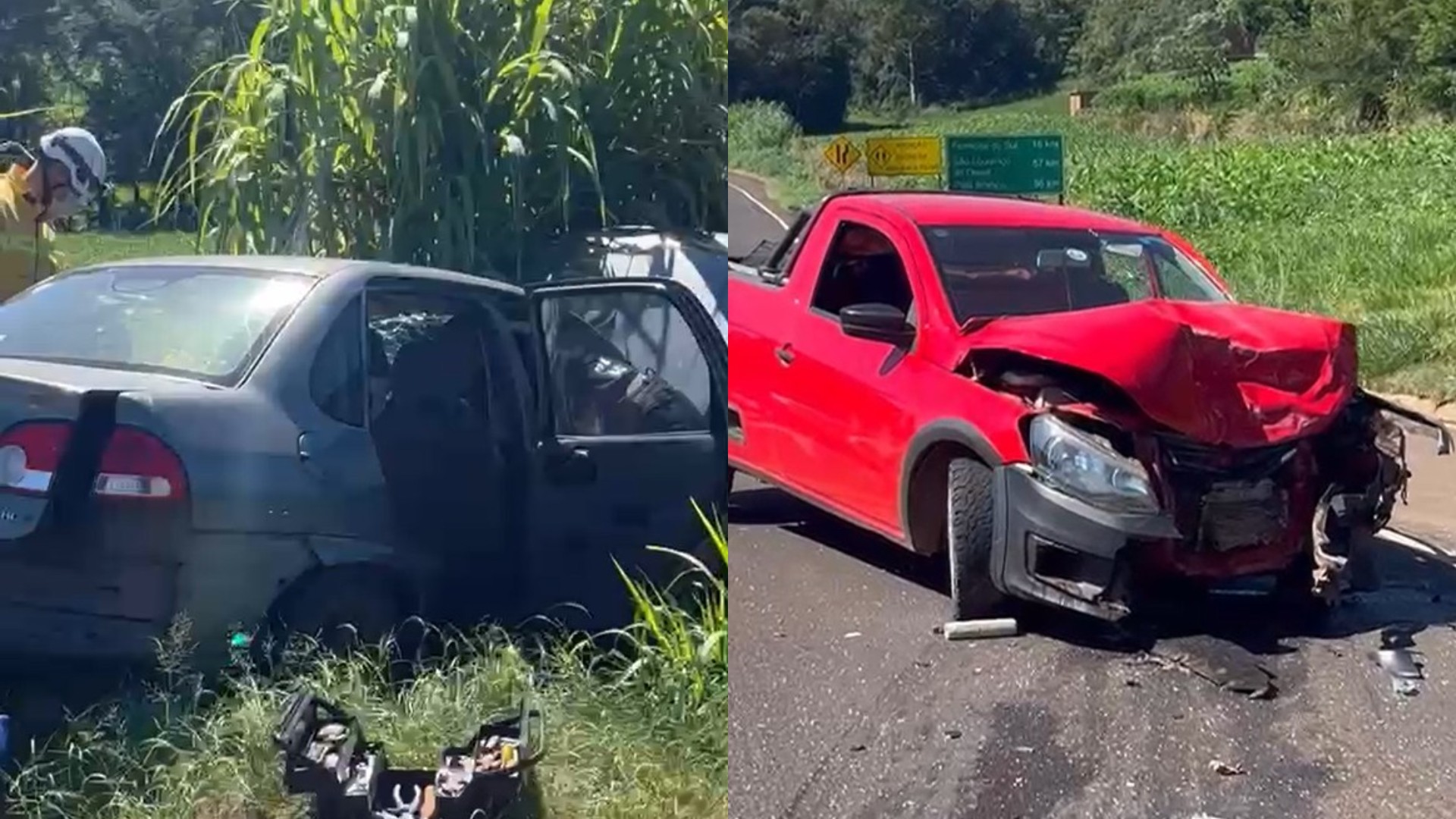 Garoto de 11 anos morre após acidente entre dois carros no Oeste de SC