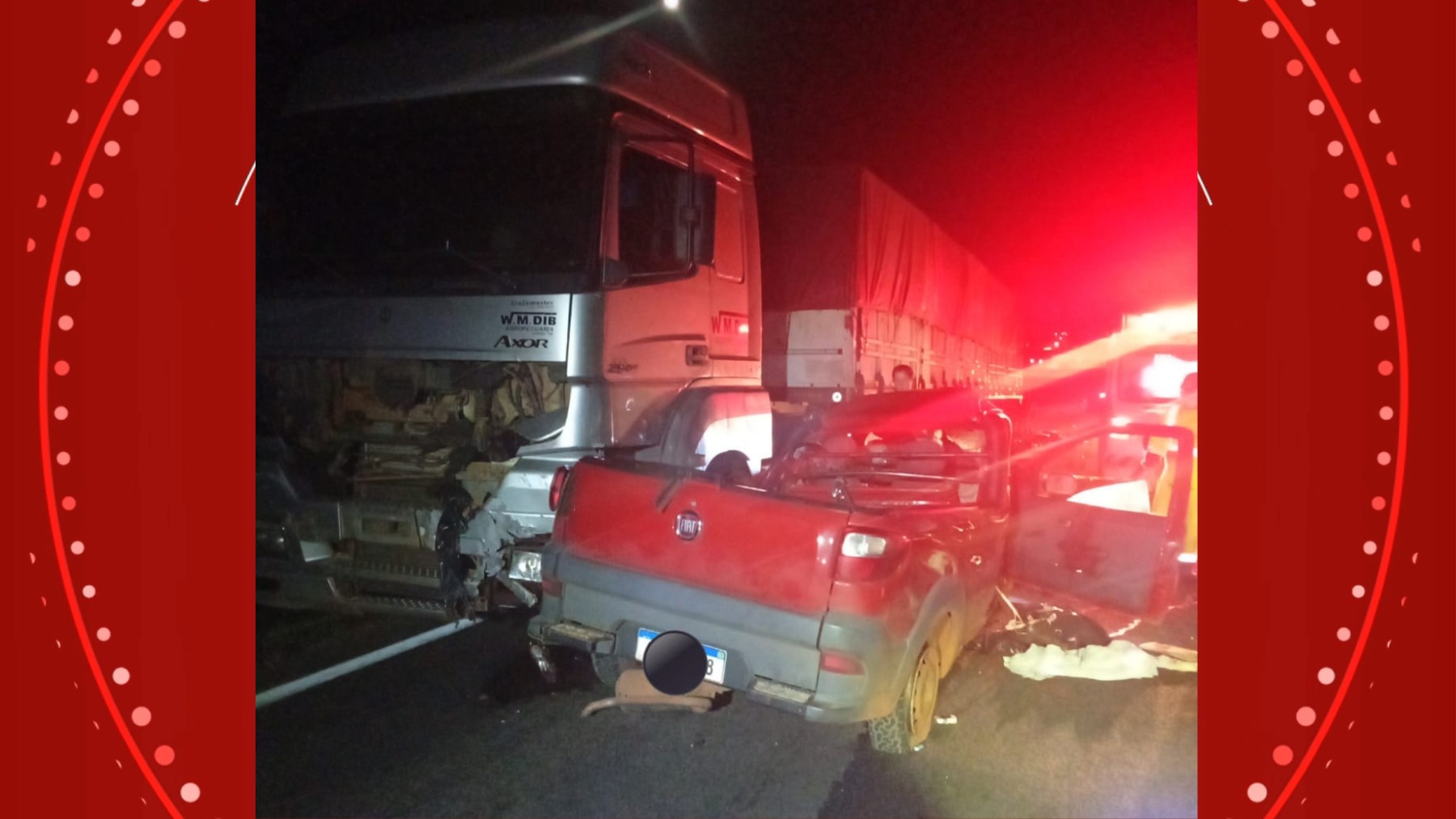 Acidente deixa dois homens mortos e seis pessoas feridas no Paraná; criança e bebê estão entre as vítimas