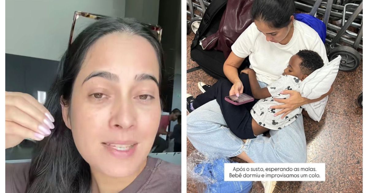 Influenciadora relata pânico em voo com motor que explodiu: “Foi o caos”