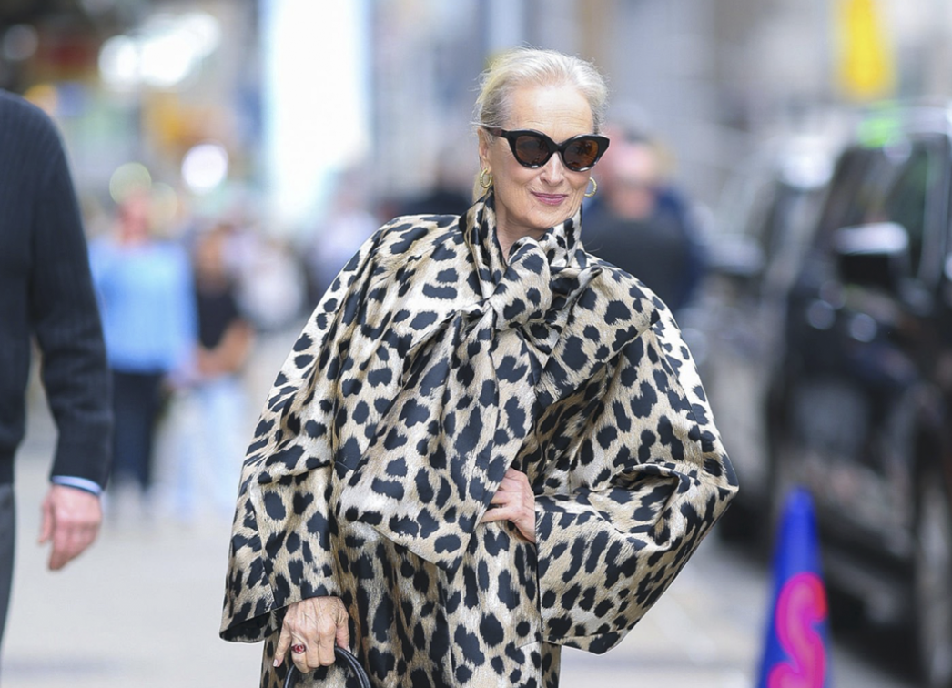 Meryl Streep usa marca brasileira no The Late Show