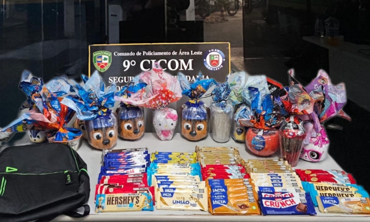 Adolescente é apreendida após tentar furtar ovos de Páscoa e chocolates em shopping de Manaus