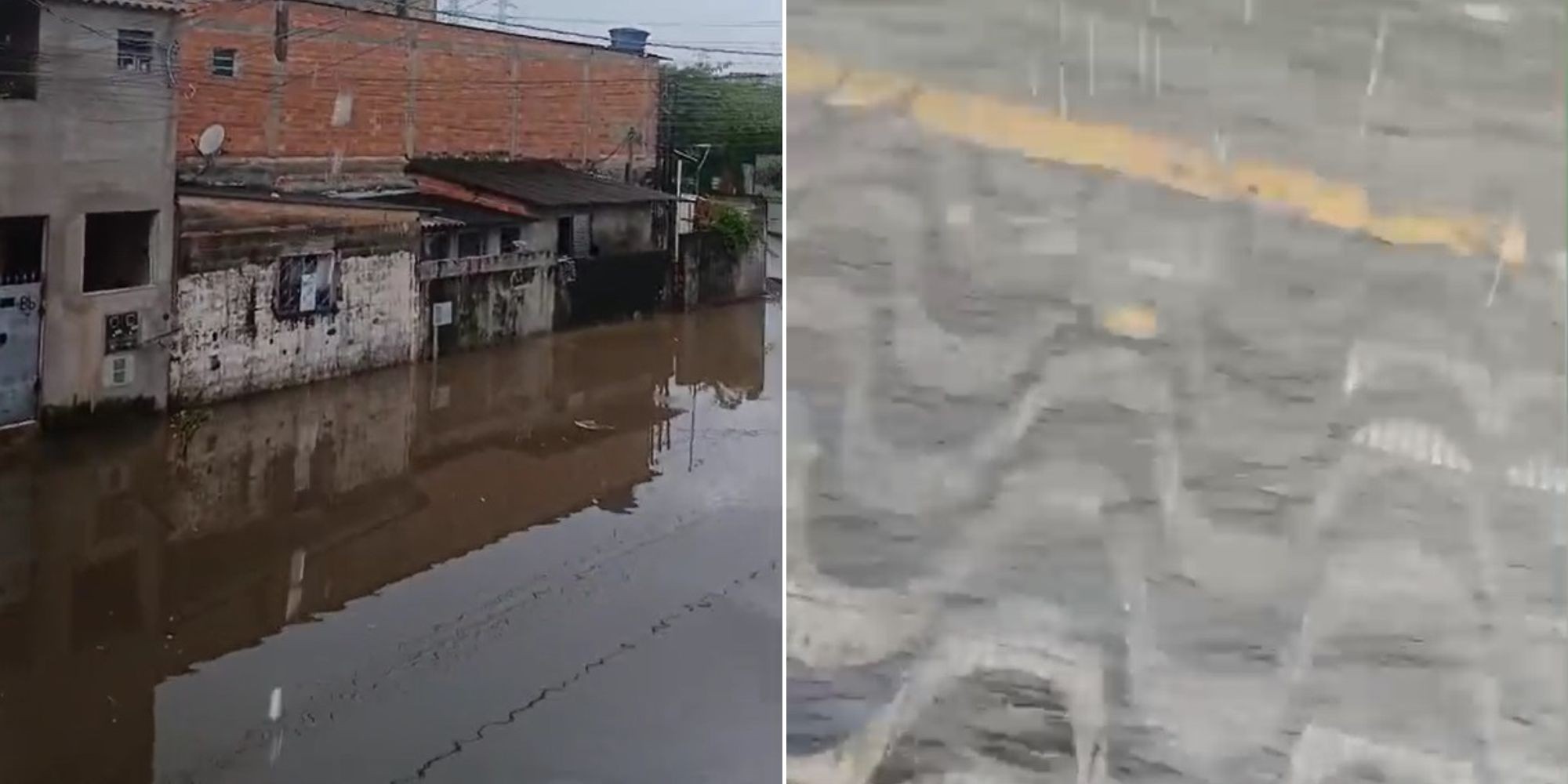 Chuva forte causa alagamentos e deixa ruas intransitáveis no Alto Tietê