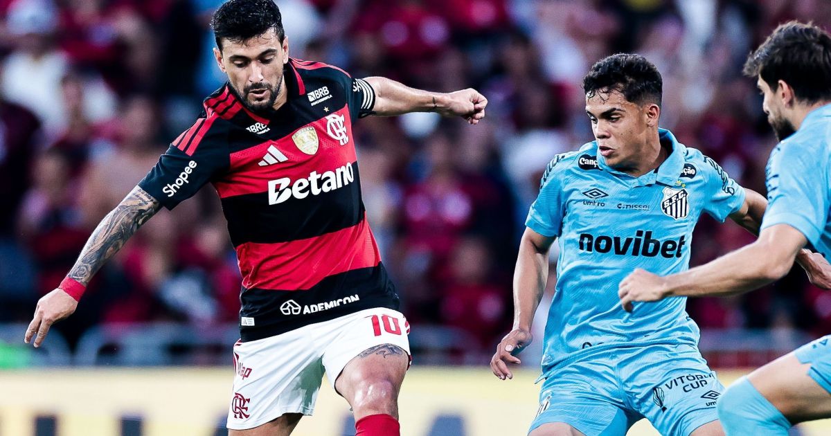 Flamengo x Santos: Arrascaeta alcança nova marca histórica pelo clube