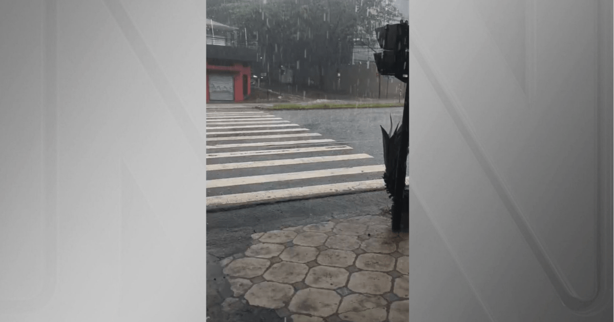 Chuvas intensas e queda de granizo devem afetar cidades de Minas Gerais