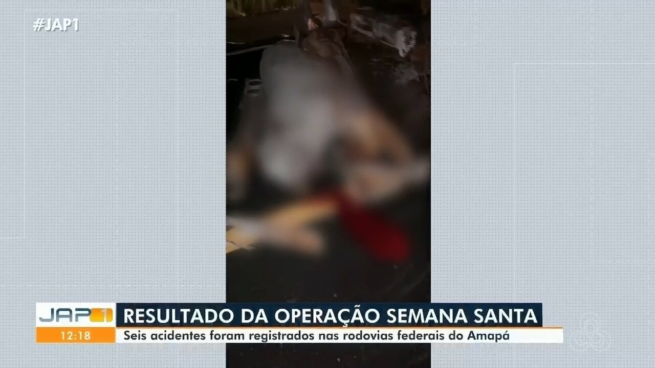 Feriado da semana santa registra sete acidentes no Amapá; uma pessoa morreu