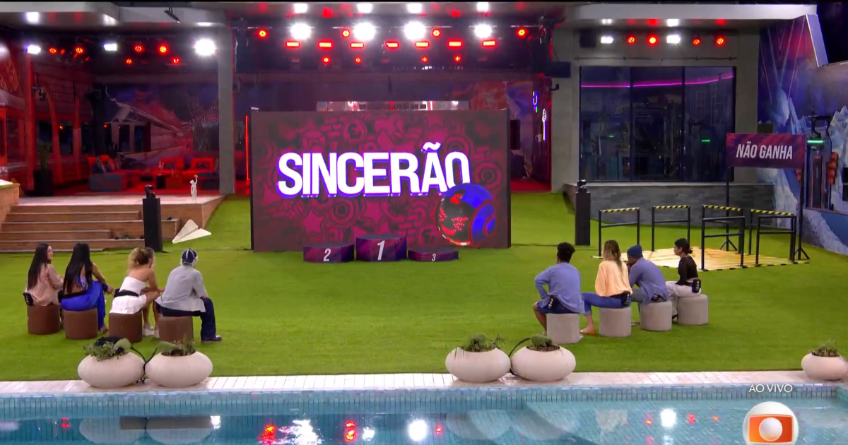 BBB 26: Top 8 encara Sincerão com remontagem de pódio; veja como ficou