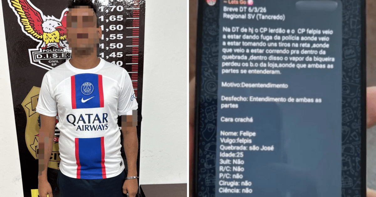 SP: “Nike” do PCC é preso após polícia apreender celular de chefe da facção