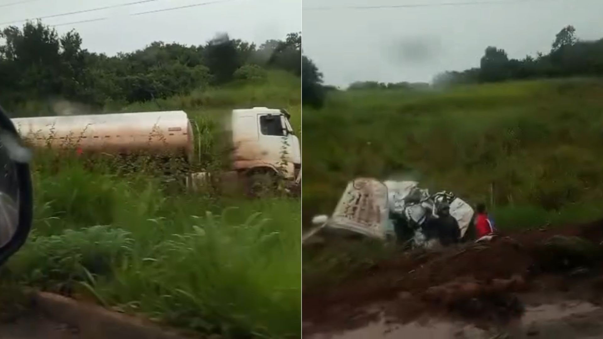 VÍDEO: Caminhoneiro morre após colisão frontal entre caminhão-tanque e caminhonete na BR-226, no MA