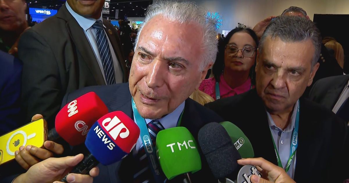Temer elogia Caiado e Cury, mas avalia que “terceira via” ainda é incerta