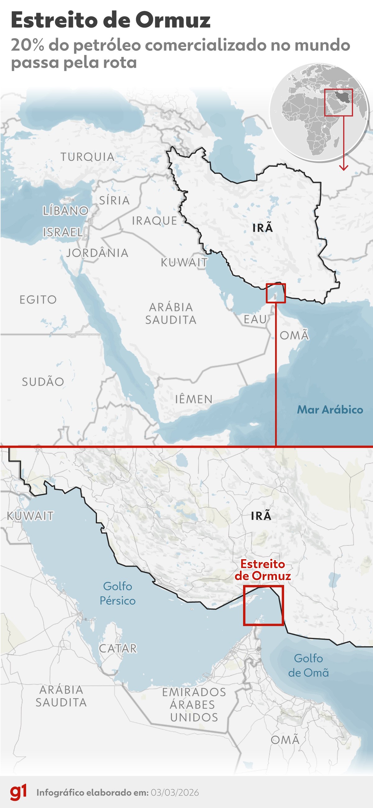 O que é o Estreito de Ormuz, crucial para petróleo global; Irã indica reabertura após 39 dias
