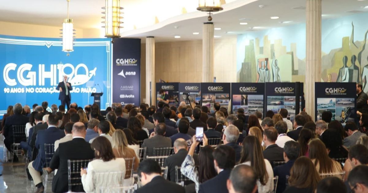 Cerimônia celebra 90 anos do aeroporto de Congonhas