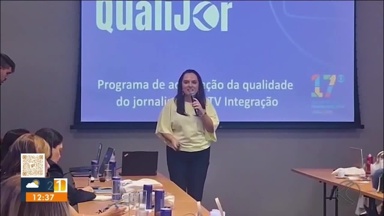 Jornalismo da TV Integração é destaque em encontro da Globo com projeto multidisciplinar de qualidade