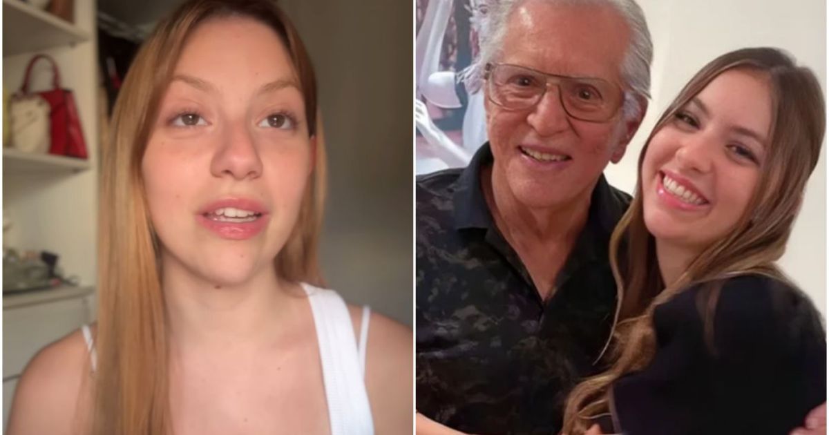 Com câncer, neta de Carlos Alberto de Nóbrega viraliza com mensagem do ex