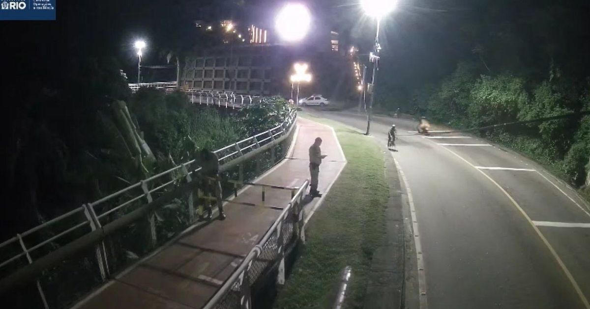 Ciclovia Tim Maia, em São Conrado, é interditada após ondas de dois metros