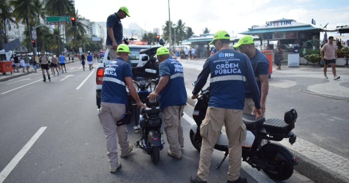 Fiscalização na orla do Rio aborda quase duas mil pessoas no fim de semana