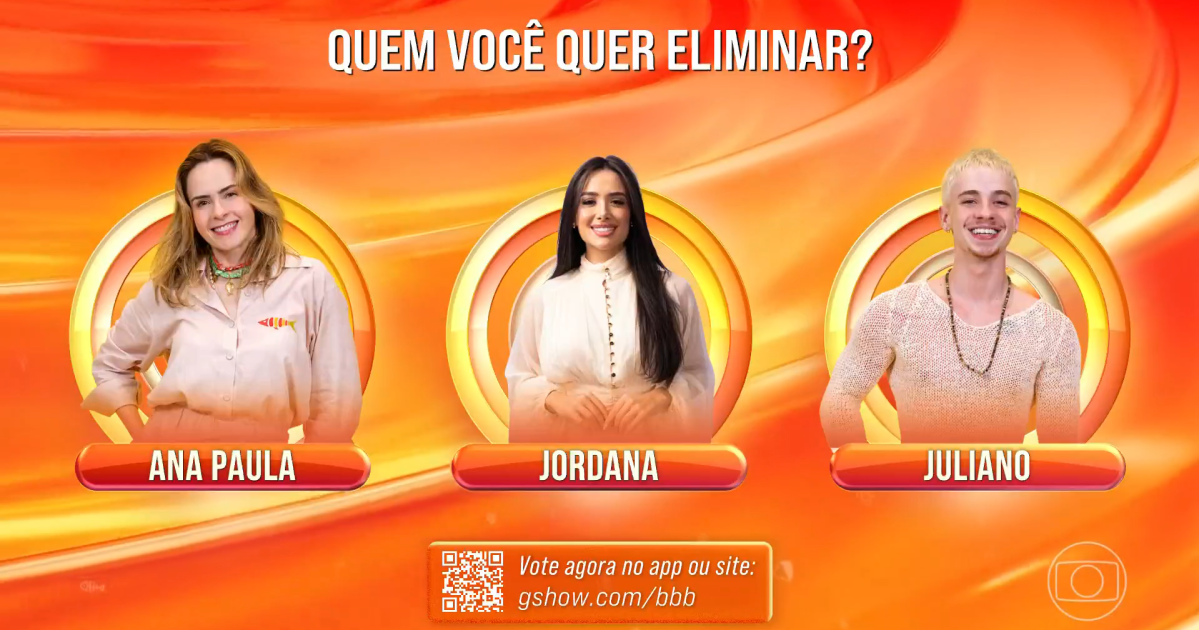 Enquete BBB 26: quem você quer eliminar no 17º Paredão?