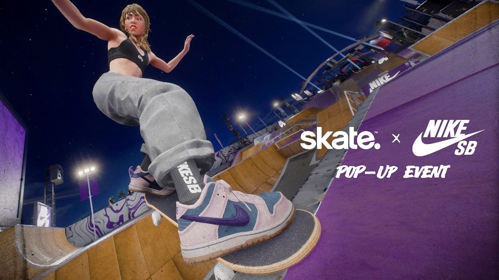 Skate, da EA, recebe evento por tempo limitado e parceria com a Nike SB