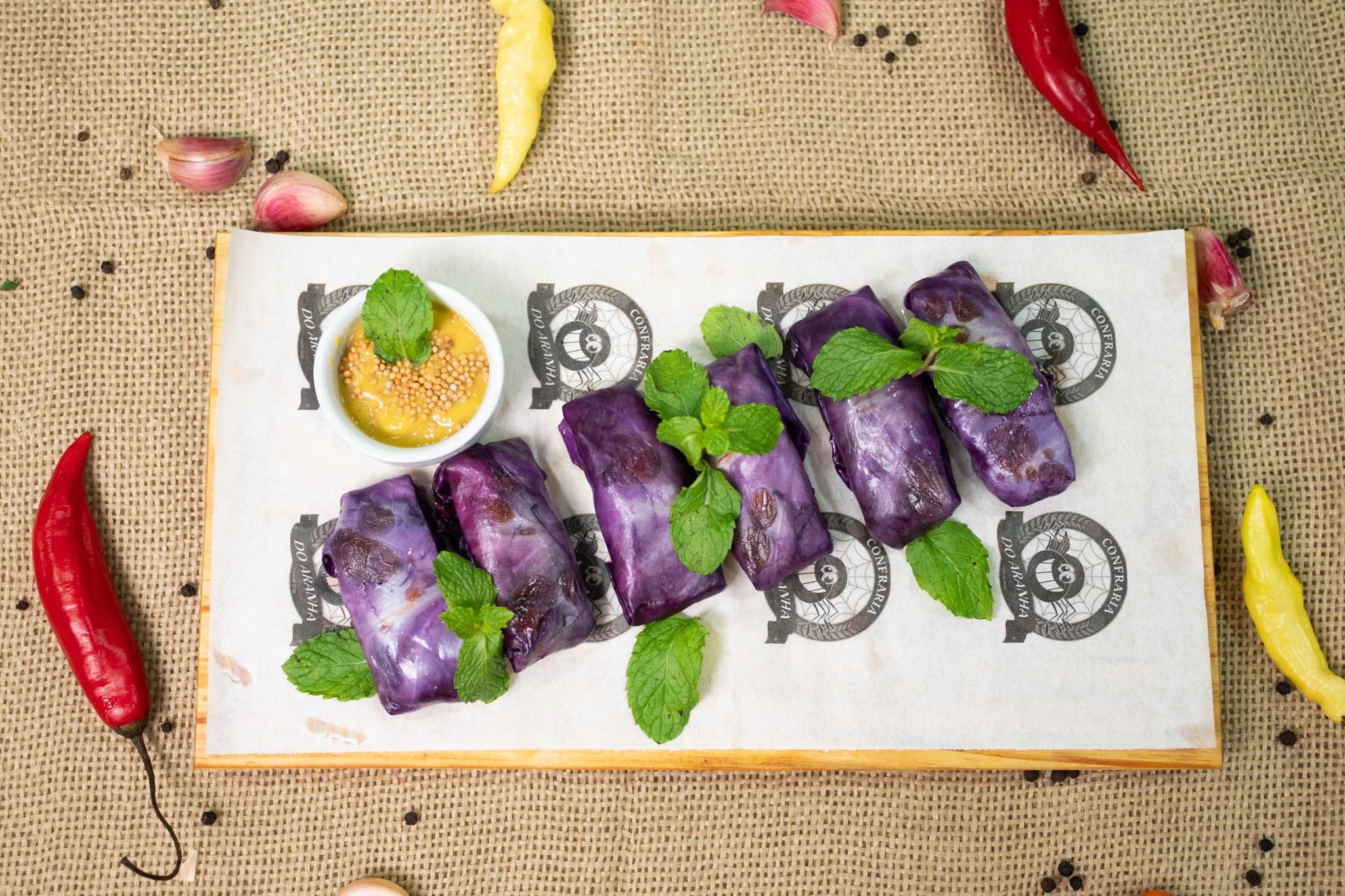 Comida di Buteco 2026: como fazer o petisco 'Rolete Roxo do Aranha'