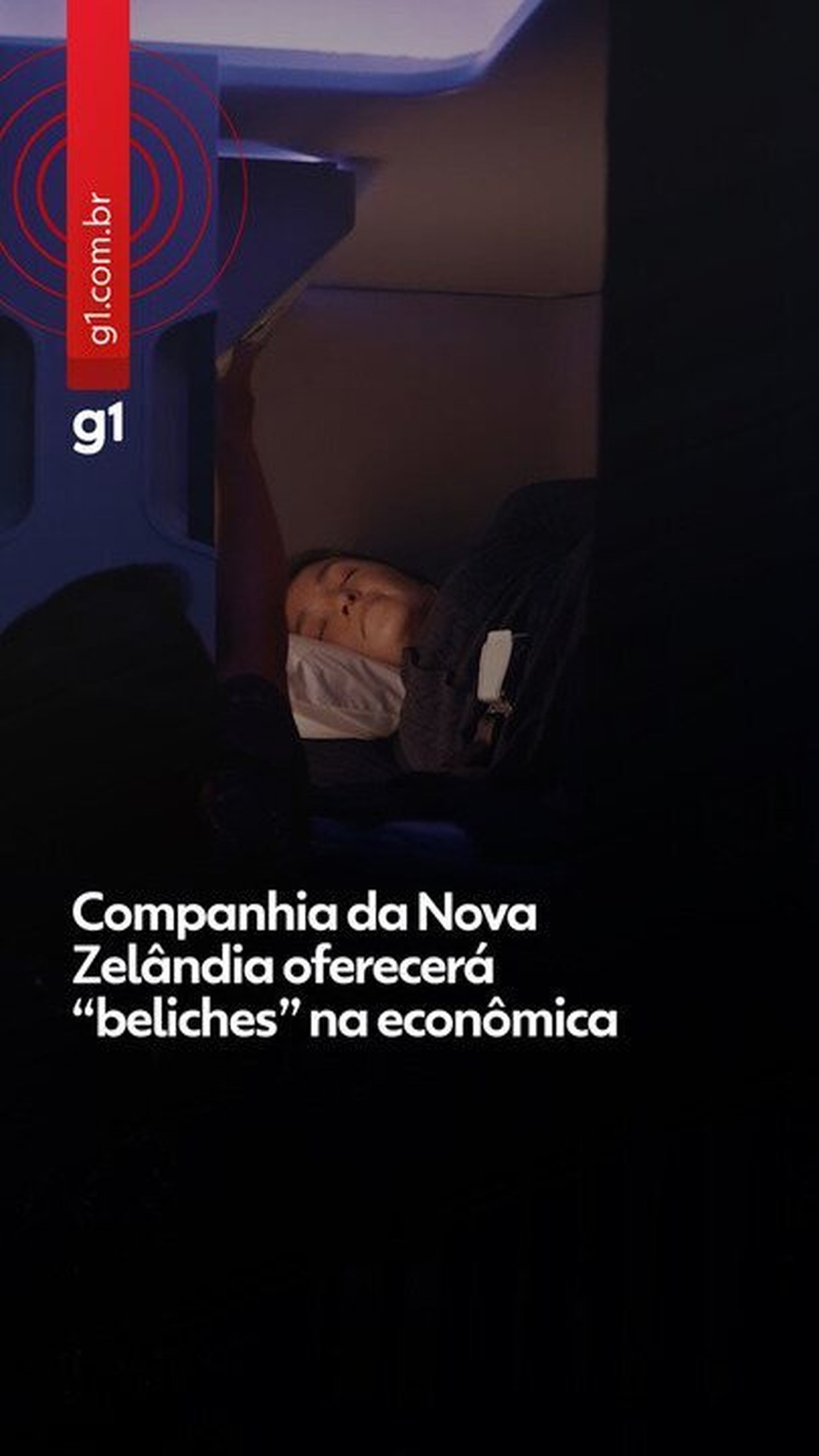 Companhia da Nova Zelândia vai oferecer 'cápsulas de soneca' na classe econômica, mas é proibido dormir de conchinha