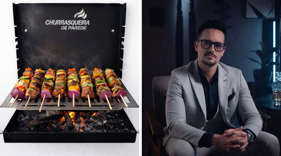 Churrasqueira de parede?Empreendedor de SP viraliza e vende mais de 200 unidades em duas semanas