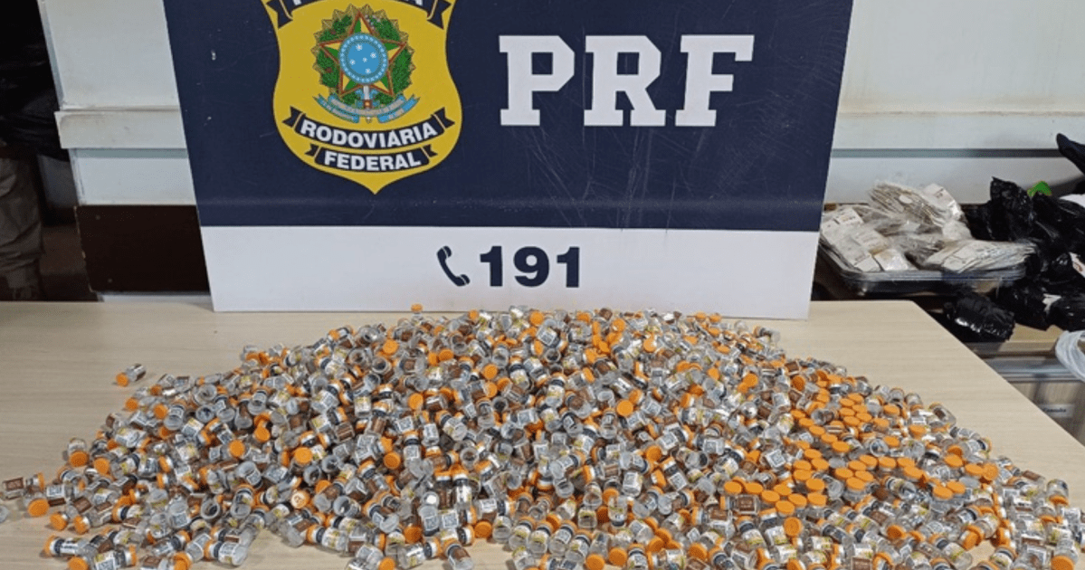 Mais de mil ampolas de medicamento para emagrecer são apreendidas em GO