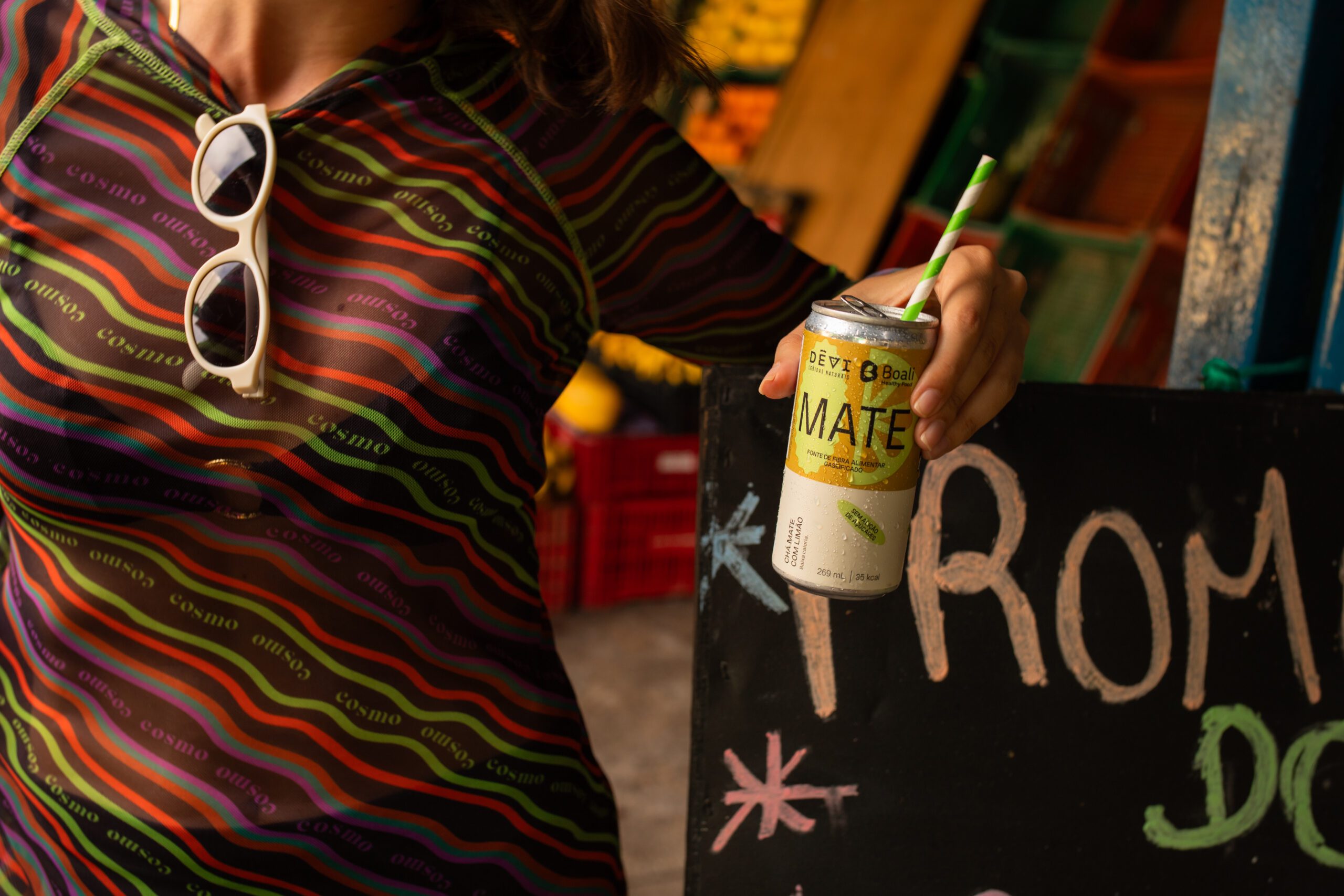 Colab entre DÊVI e Boali transforma o mate em versão leve, gaseificada e sem açúcar