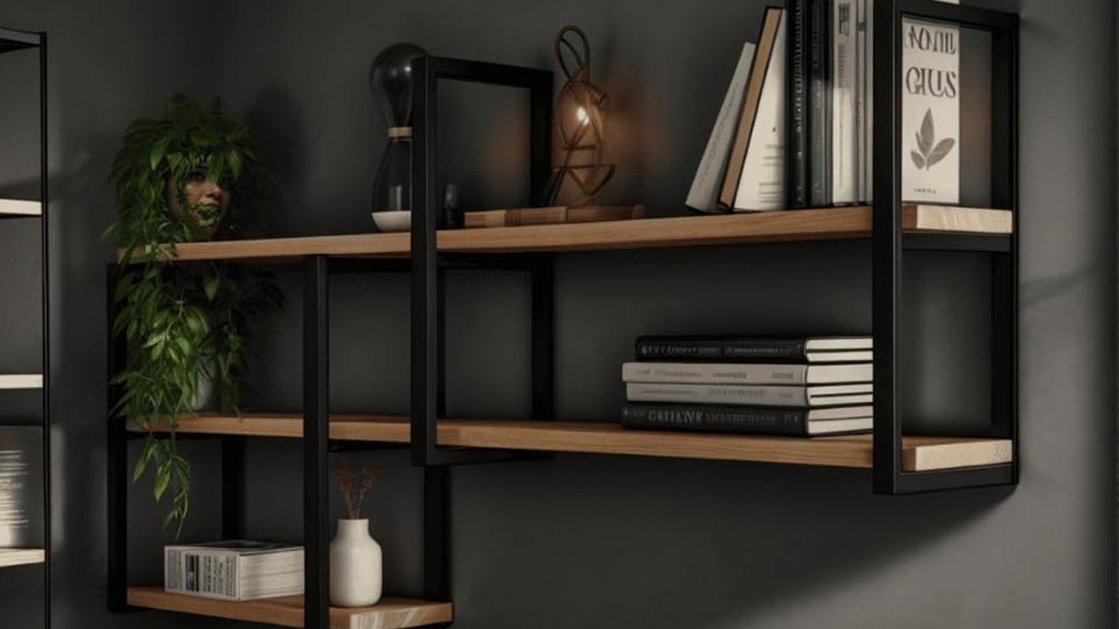 6 modelos de estante para livros para espaços pequenos