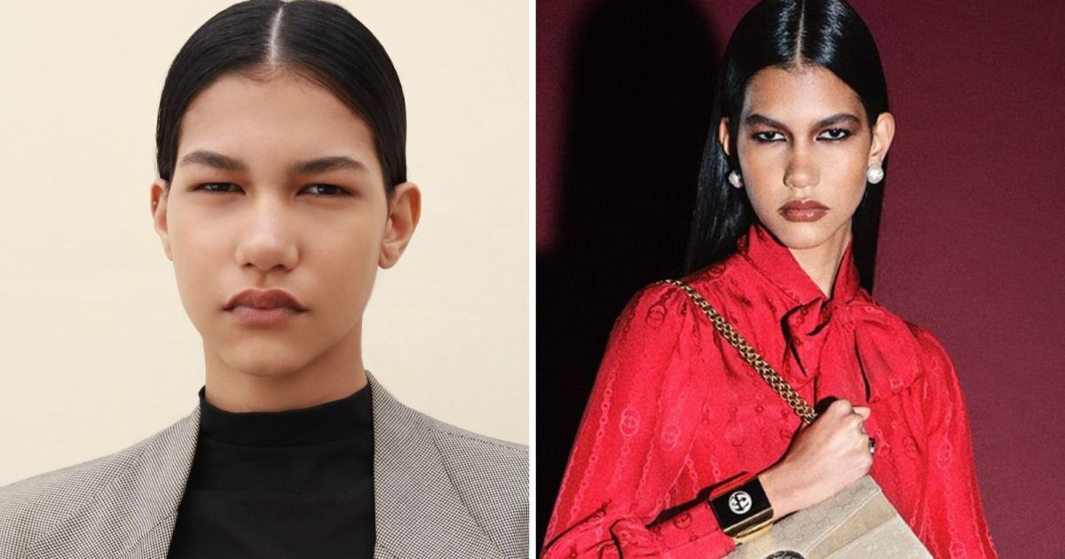 Modelo brasileira de origem Kaxinawá é o novo rosto da Gucci