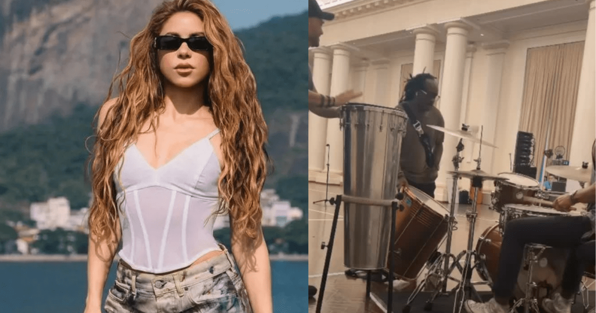 Músicos de Shakira se preparam para show em ensaio no Copacabana Palace