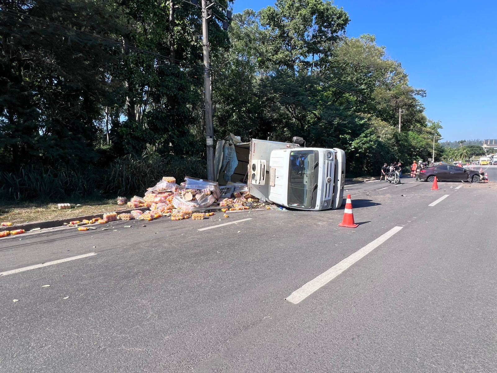 Caminhão de suínos em chamas, corpo em telhado e emergência em saúde: veja as mais lidas da semana
