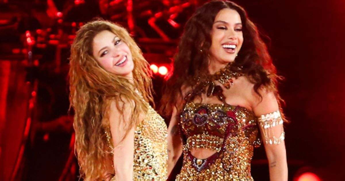Shakira agradece Anitta por participar de show no RJ: “Quero fazer de novo”
