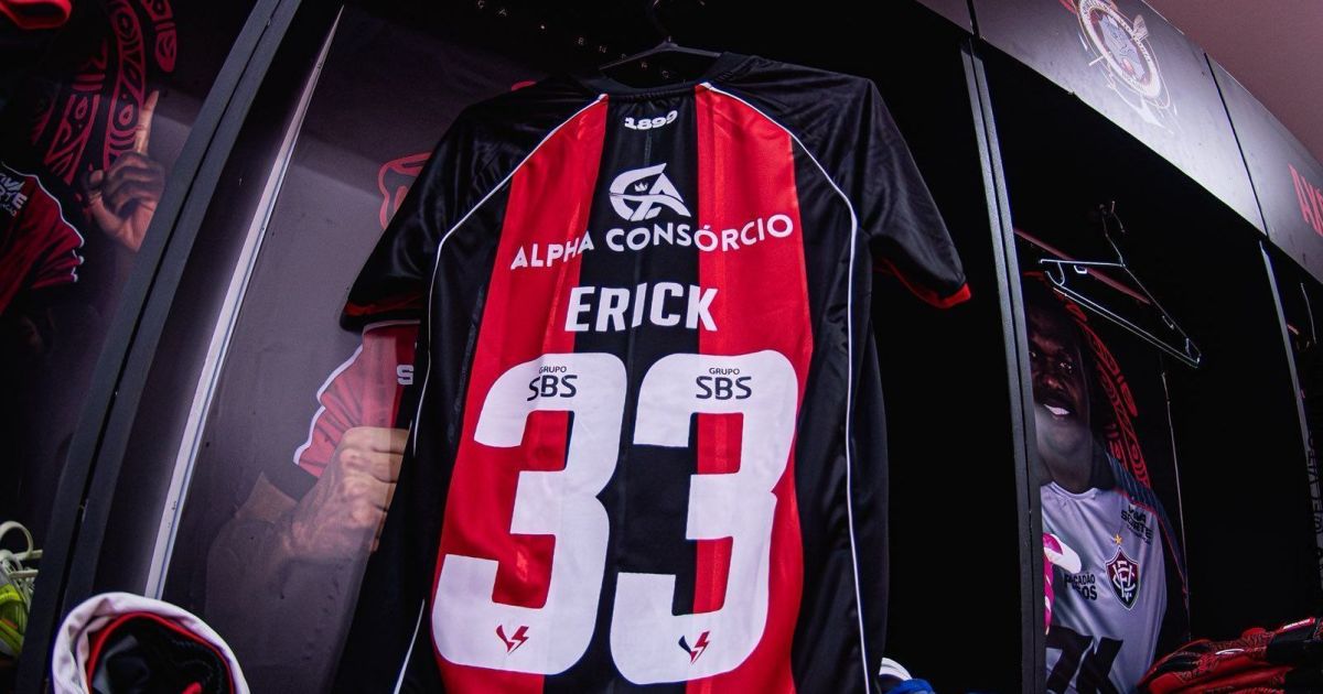 Vitória abre o placar diante do Flamengo com golaço de Erick; veja