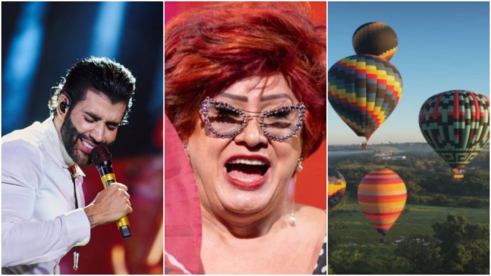 Show de Gusttavo Lima, festival de balonismo e Nany People movimentam o Sul de Minas no fim de semana