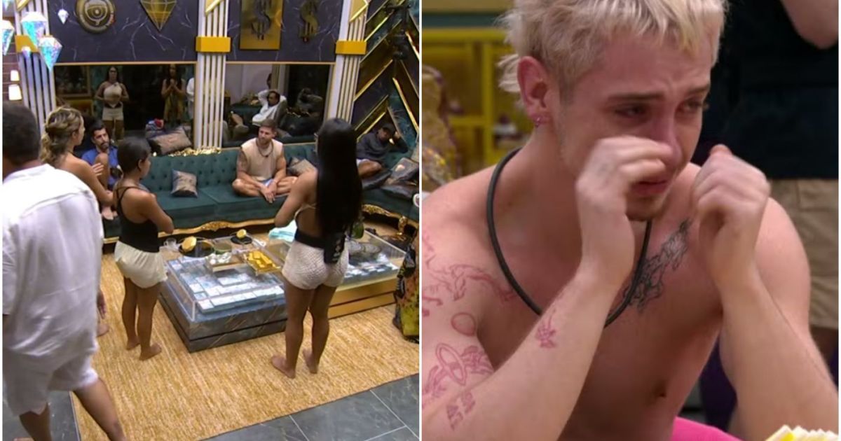 BBB 26: veja reação dos participantes à expulsão de Paulo Augusto