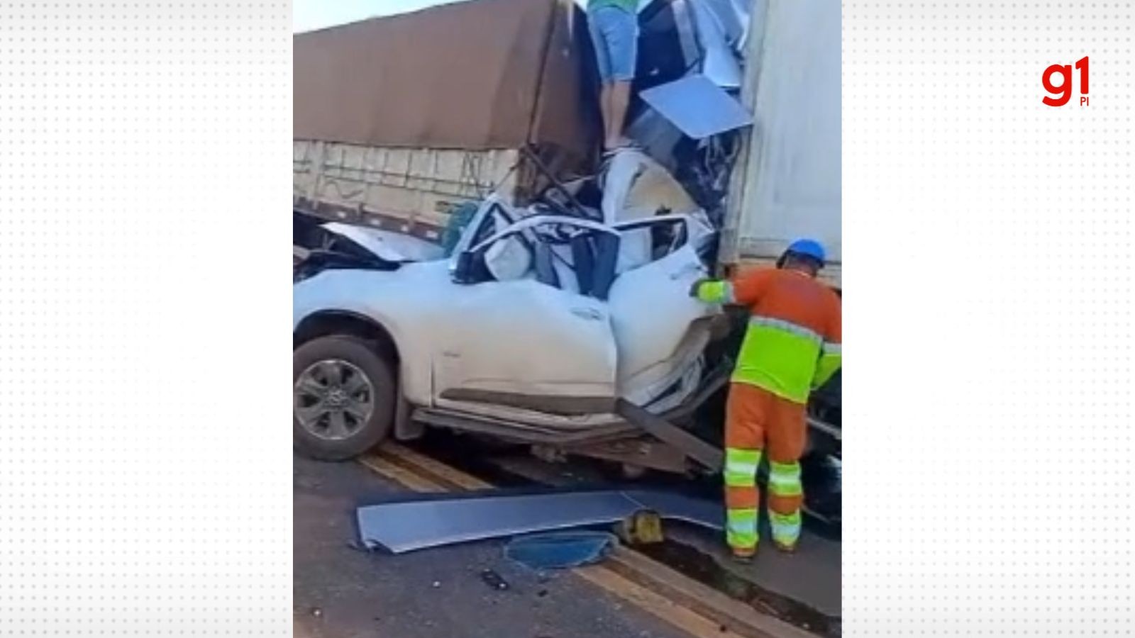 Motorista de carreta é preso após engavetamento que matou casal de empresários que atuava no PI