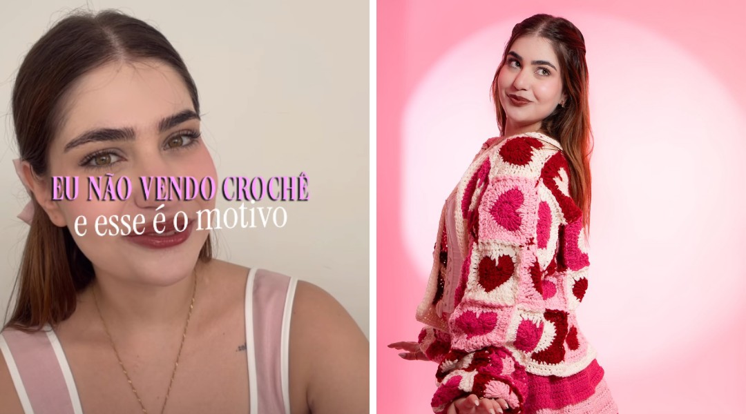Artesã viraliza ao explicar motivo de não vender peças de crochê e atrai grandes marcas; veja o vídeo