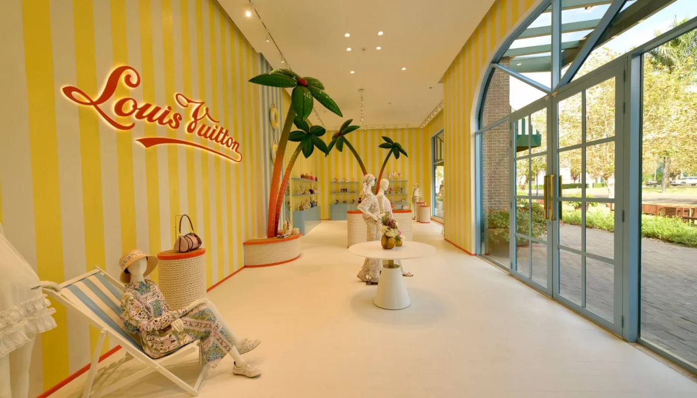 Louis Vuitton abre pop-up Resort 2026 no CJ Boa Vista Village
