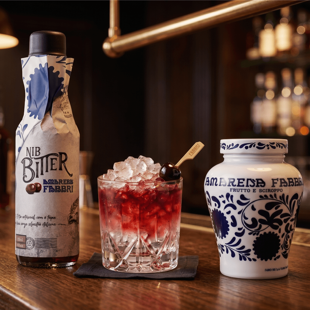 Amarena Fabbri inspira bitter inédito em parceria com a Nib