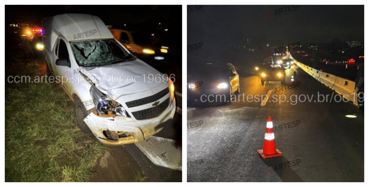 Homem morre atropelado por carro na Rodovia Washington Luís no interior de SP