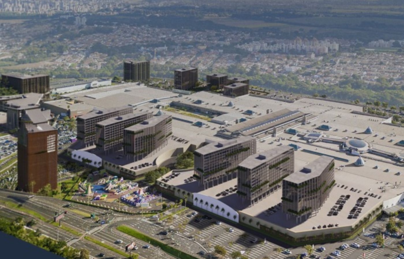 Parque Dom Pedro anuncia expansão com torres corporativa e hoteleira em Campinas
