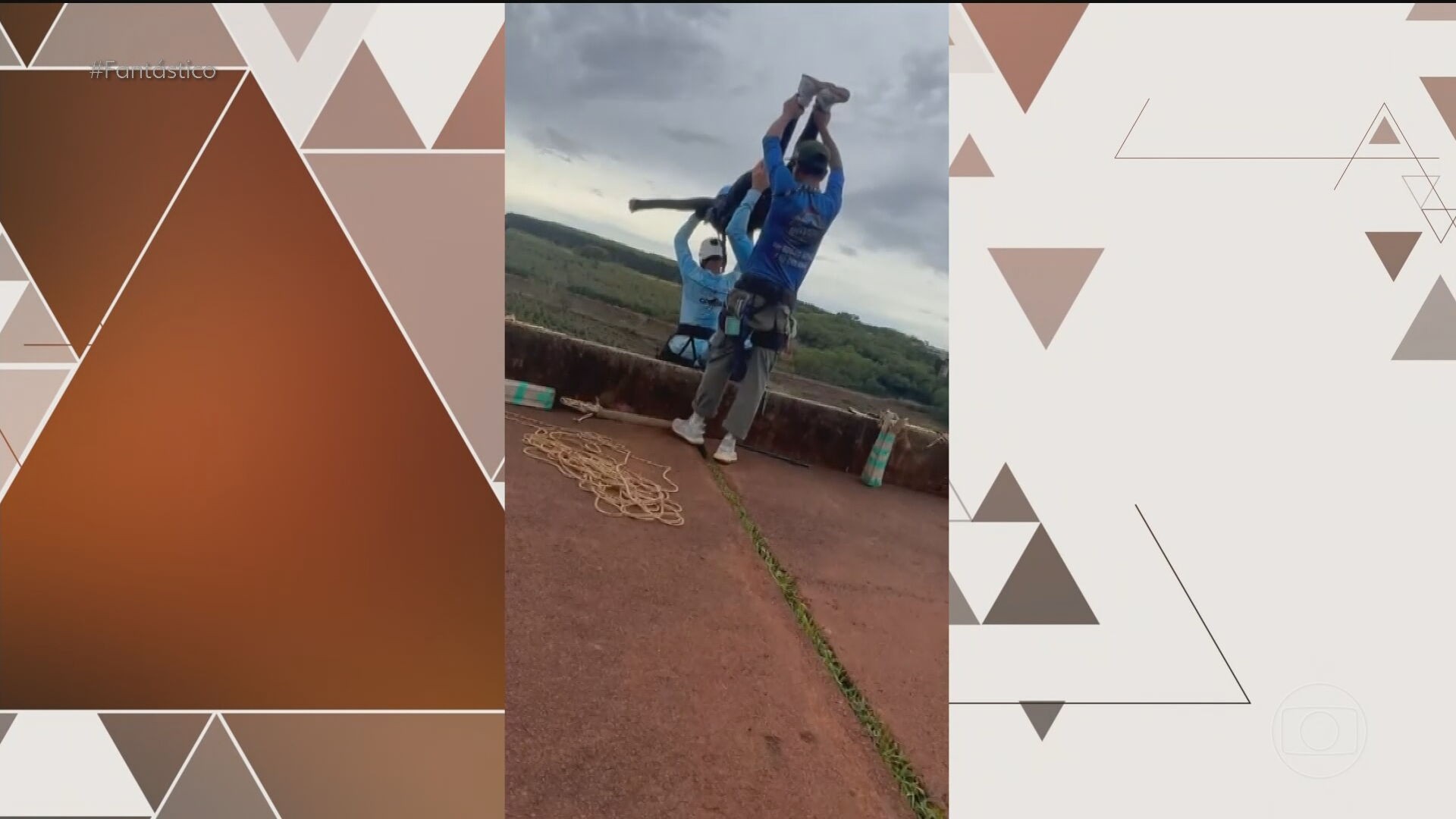 'Todos ficaram em pânico': testemunha relata desespero após jovem ser lançada de ponte sem corda