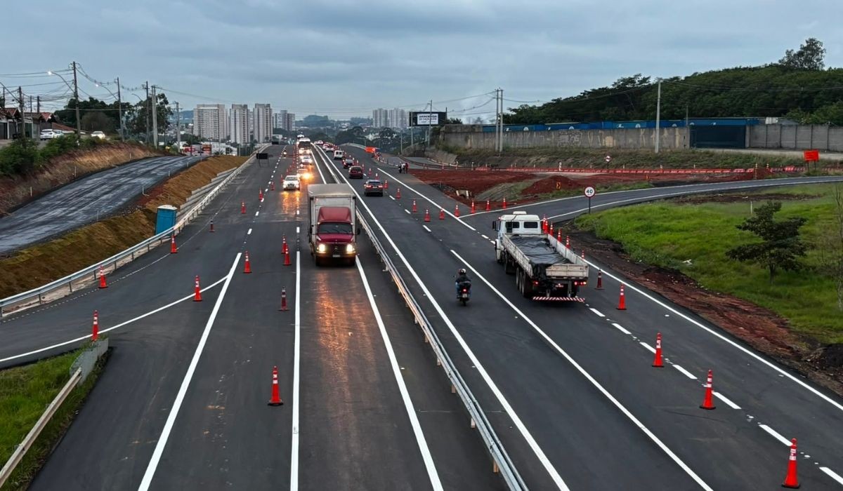 Obras na SP-304: concessionária inicia liberação de faixas em Piracicaba