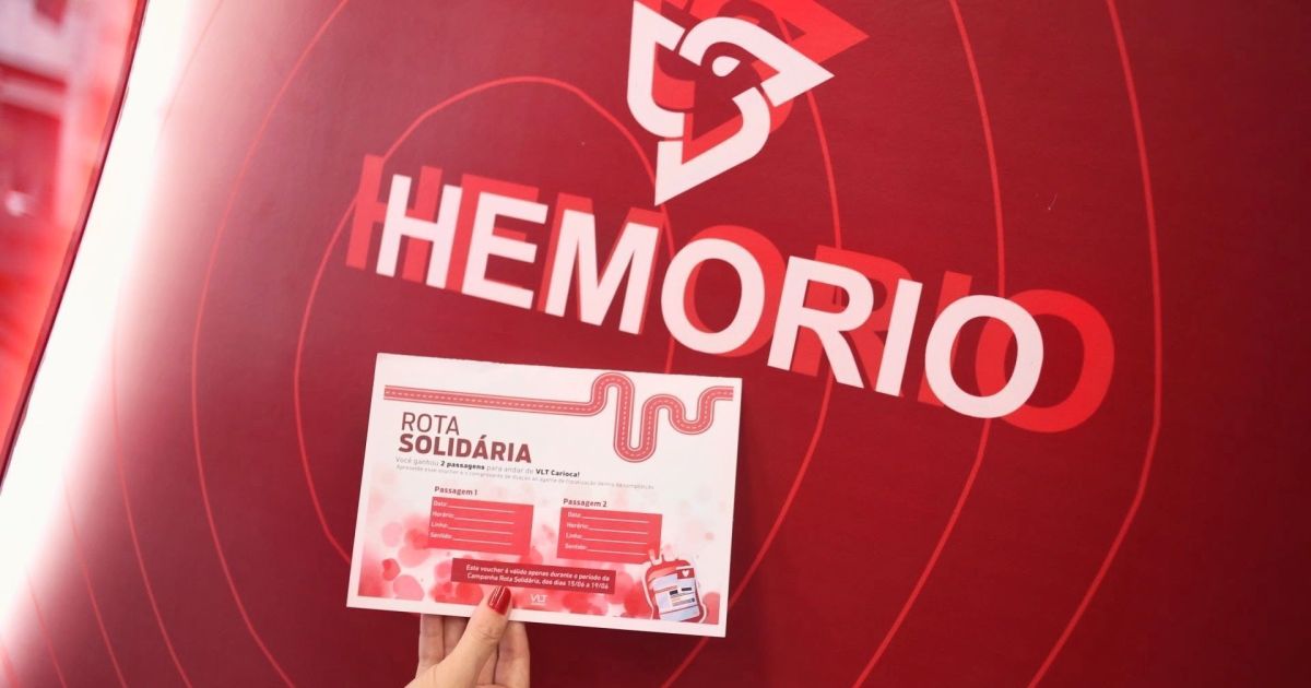 Hemorio oferece transporte e descontos para doadores de sangue